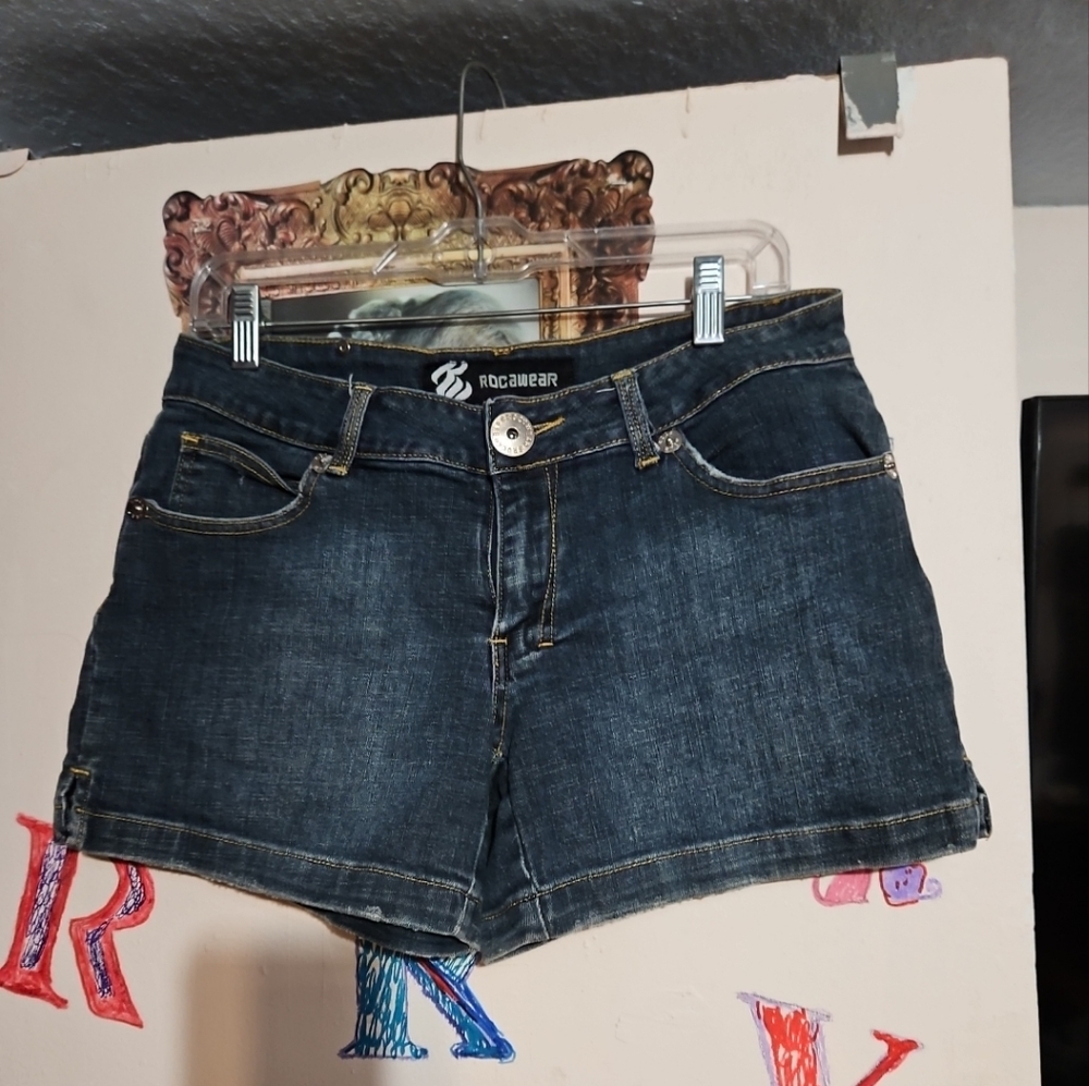 Rocawear Dark Blue Denim Shorts